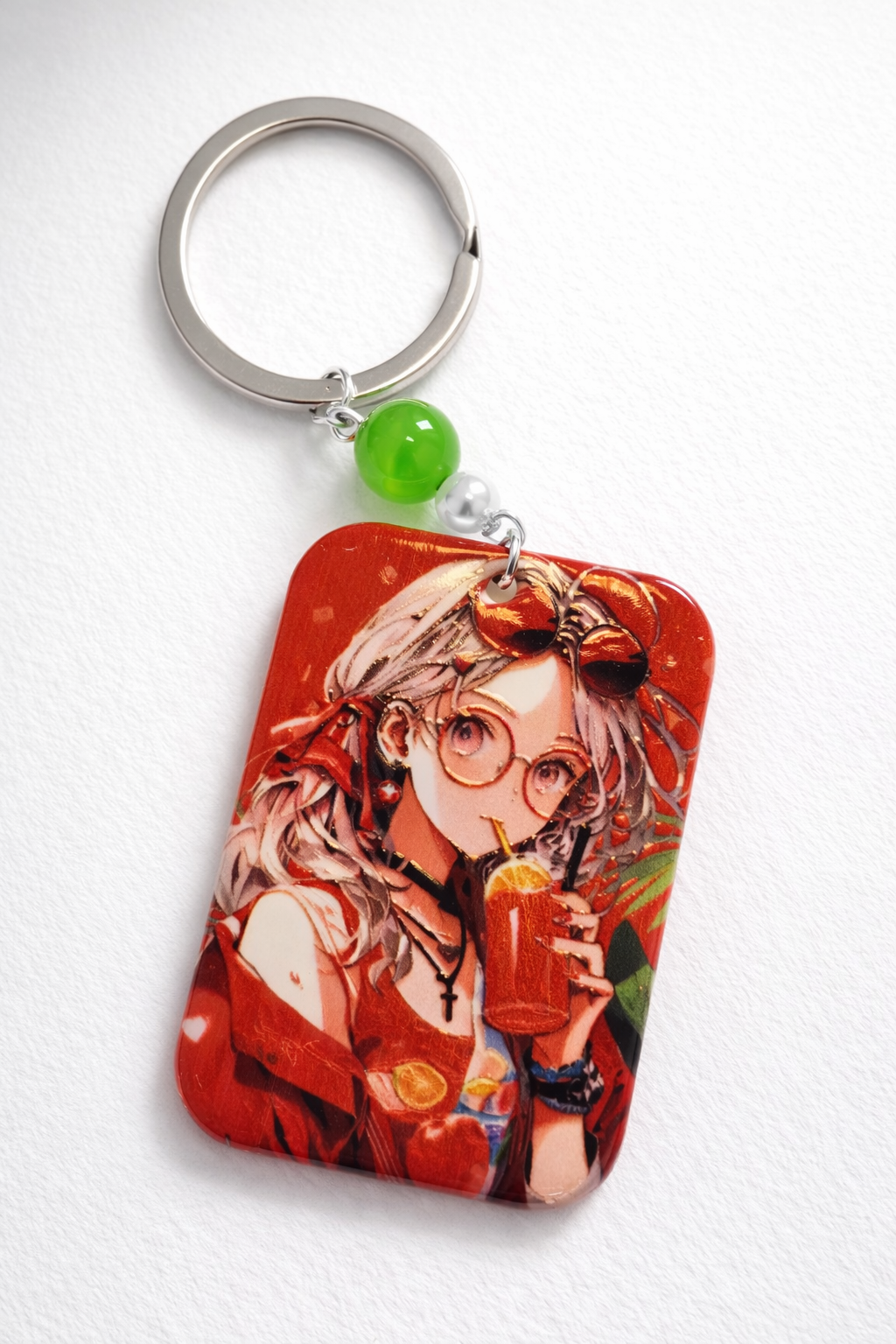 Marigold - Sunset Citrus Girl Acrylic Keychain