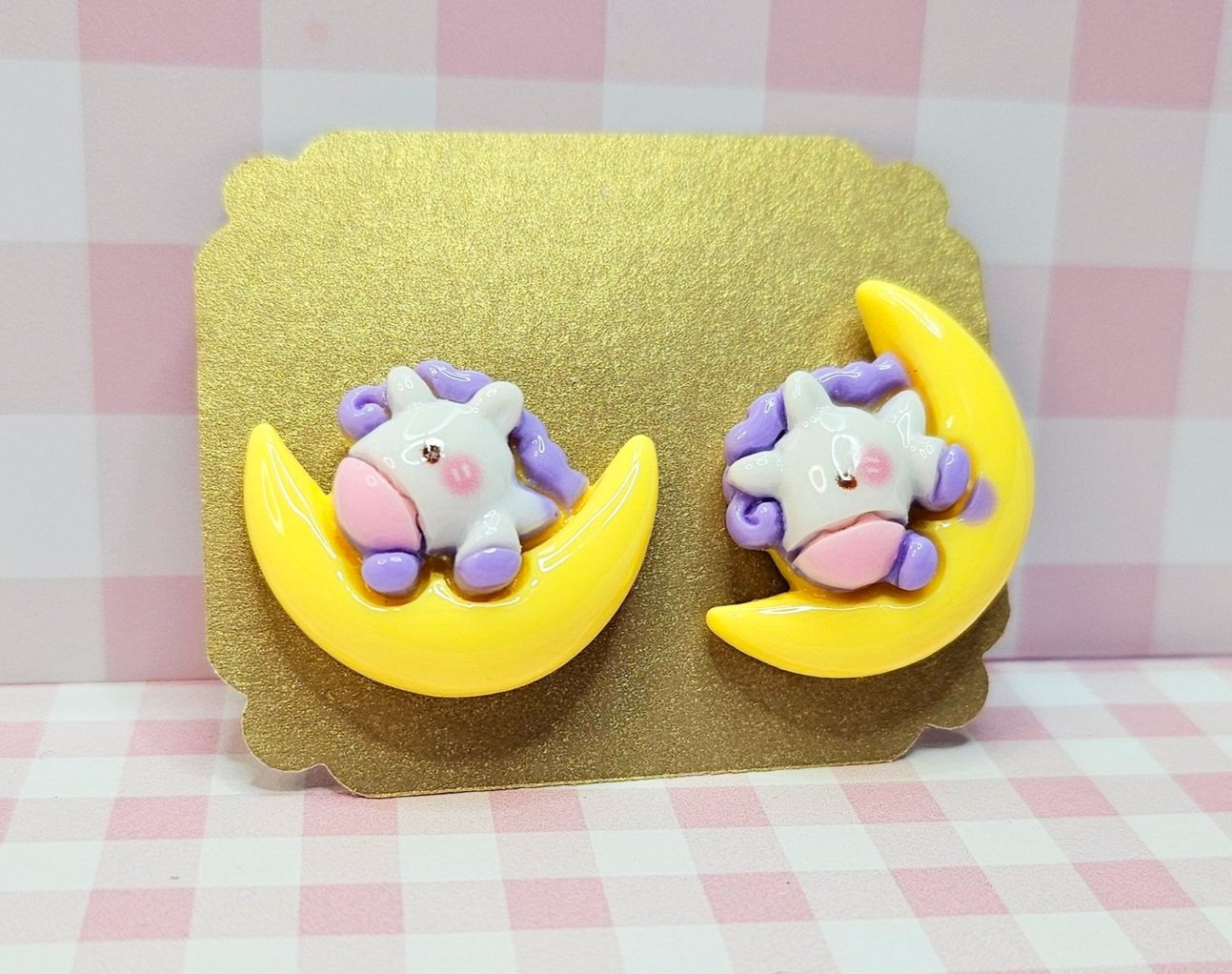 Whimsical Charm Earrings with Hypoallergenic Stud Posts – Unique Gift | EeveeLuna