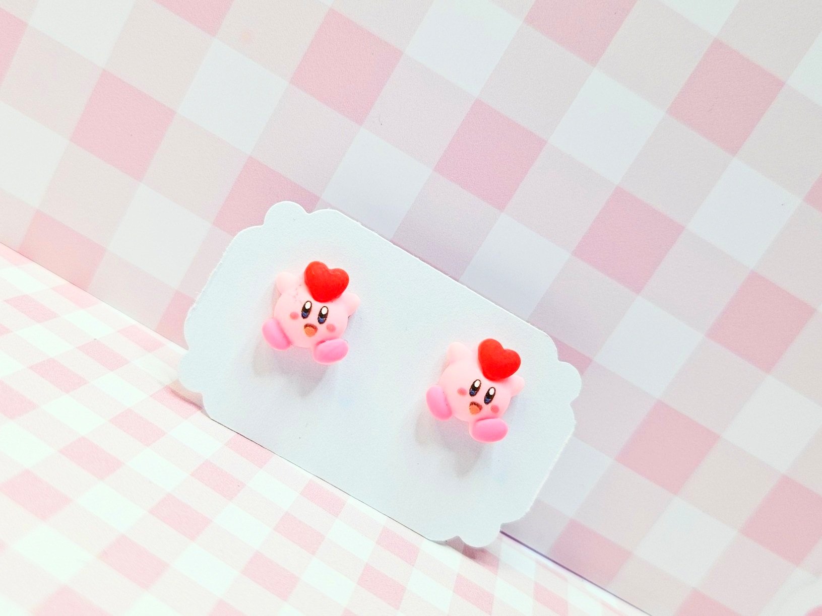 Heart - Kirby Stud Charm Earrings