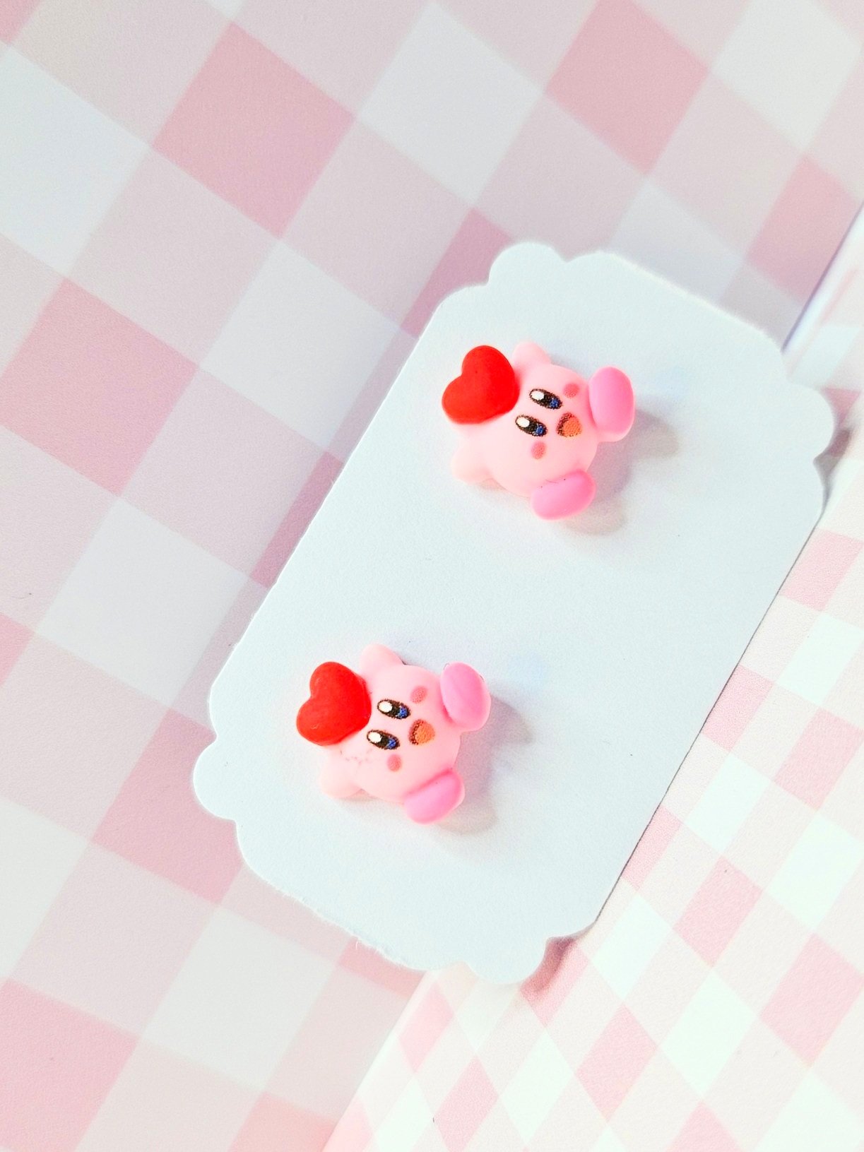 Heart - Kirby Stud Charm Earrings