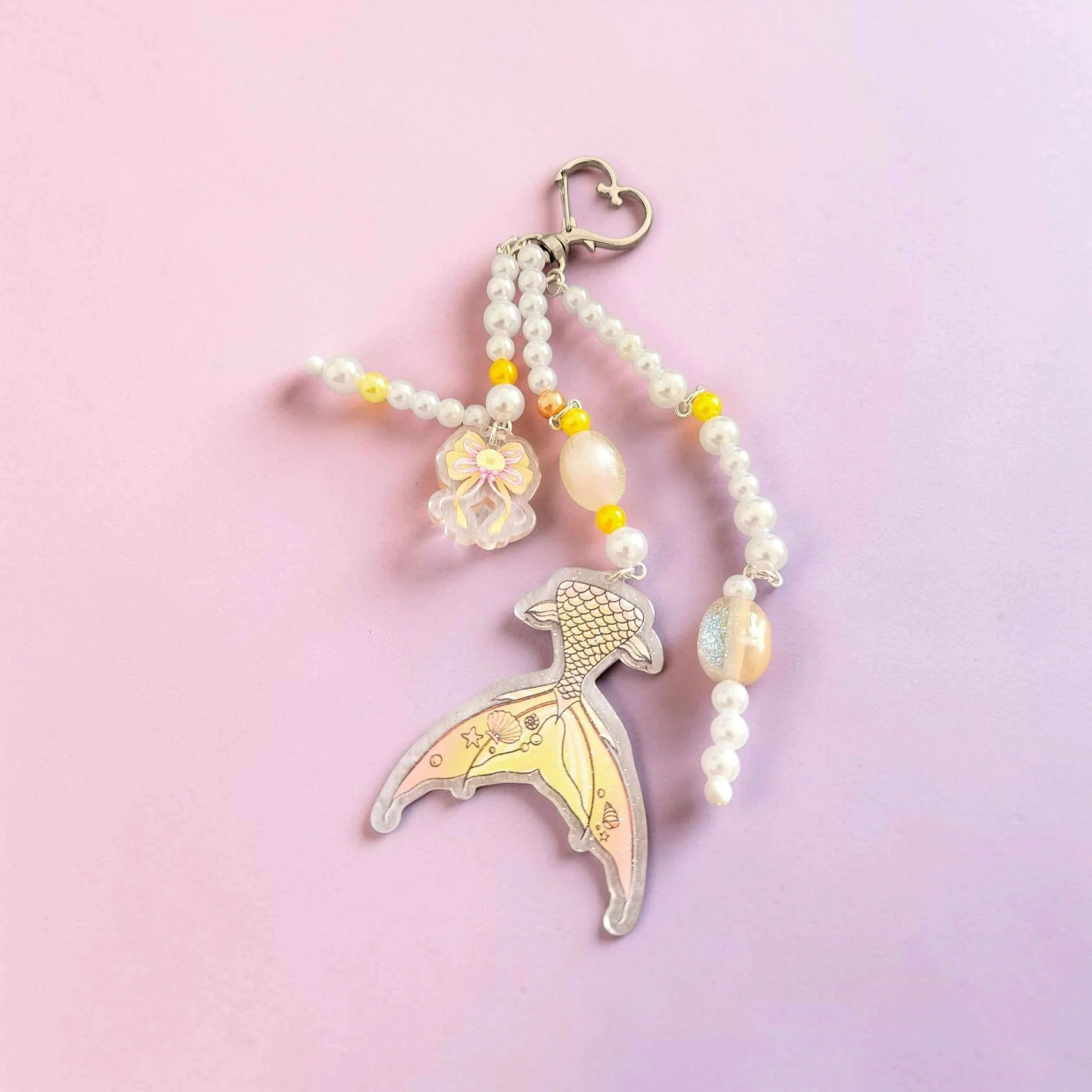 Moonlight Mermaid Bag Charm