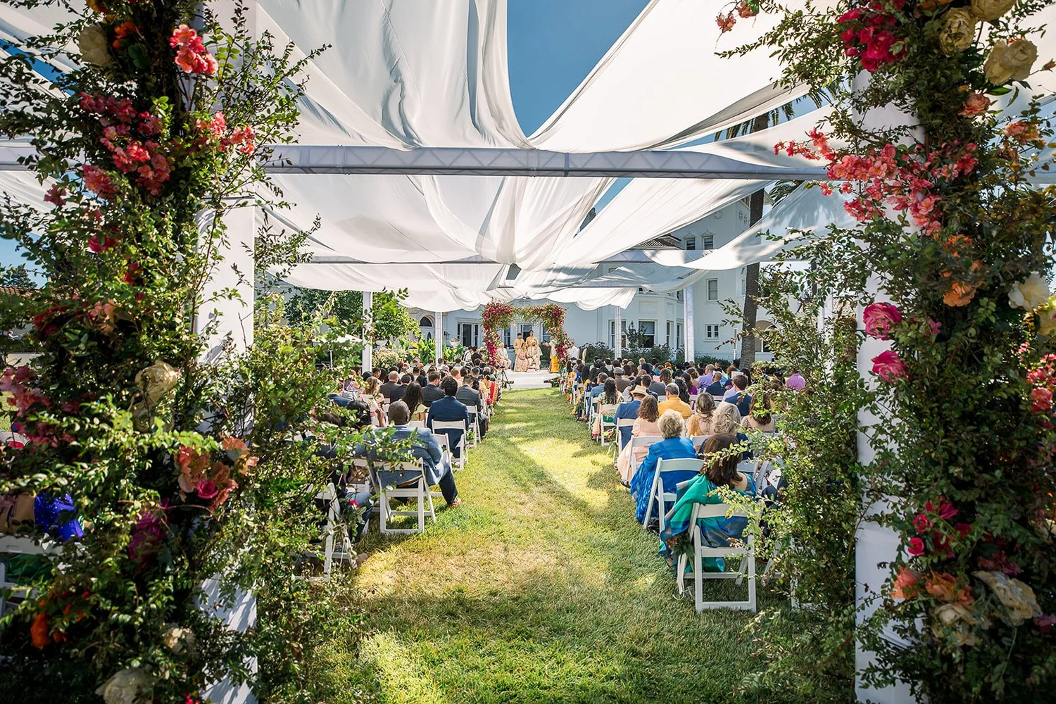 Niva and Chris wedding at Hayes Mansion - photo 78