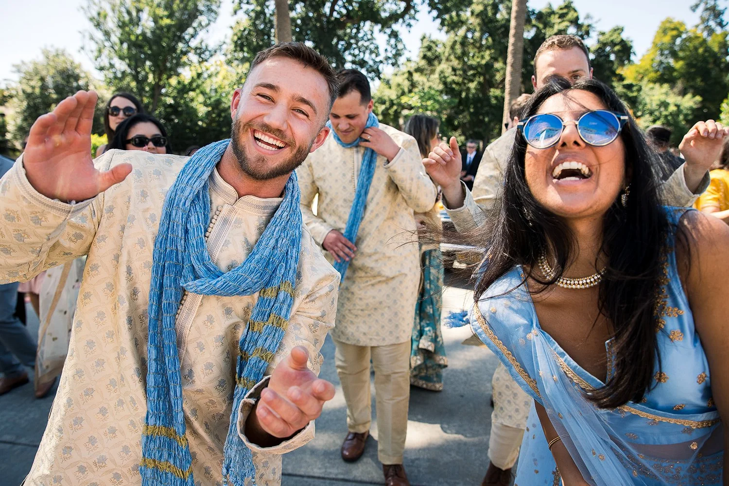 Niva and Chris wedding at Hayes Mansion - photo 37