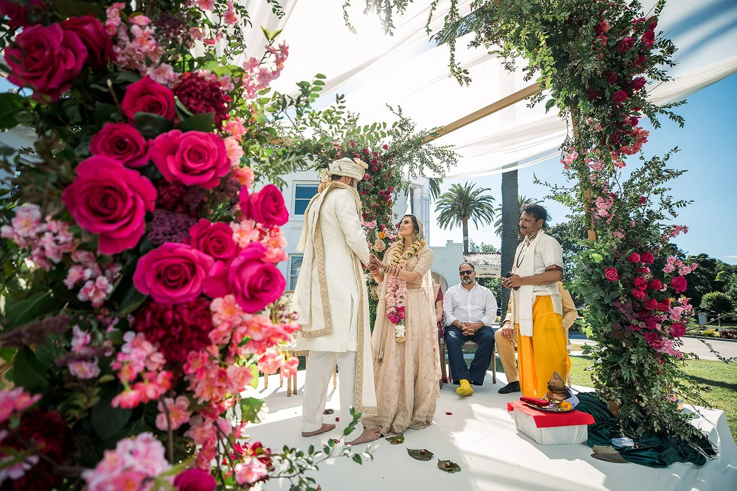 Niva and Chris wedding at Hayes Mansion - photo 88