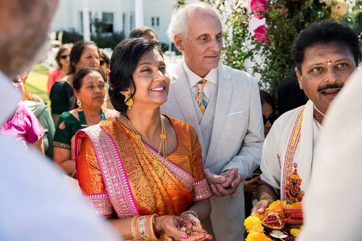 Niva and Chris wedding at Hayes Mansion - photo 43