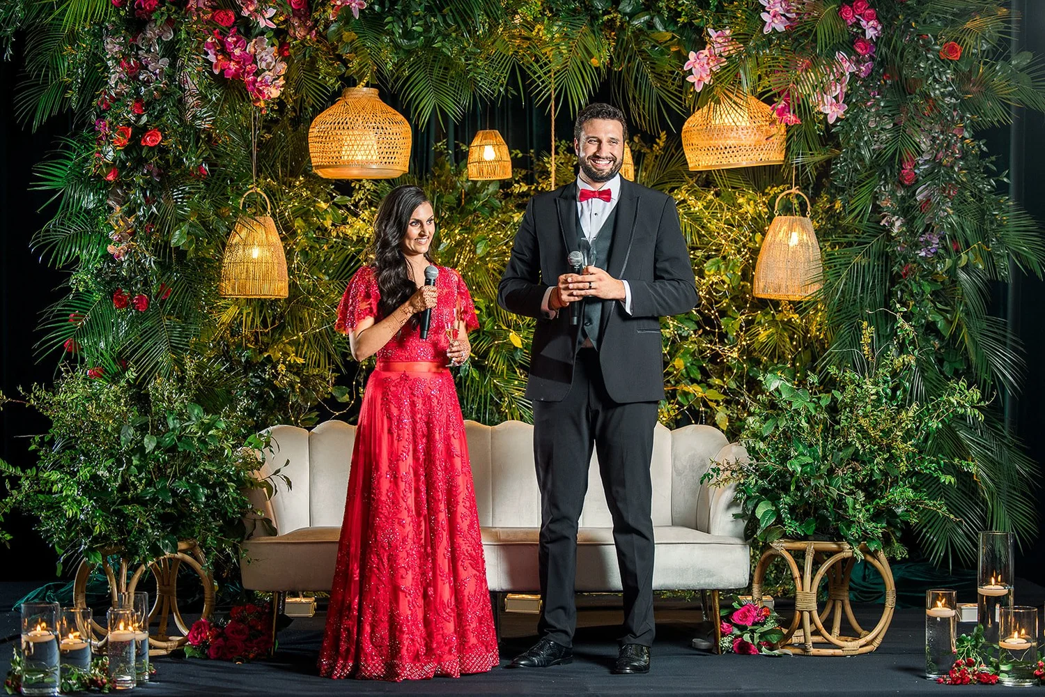 Niva and Chris wedding at Hayes Mansion - photo 129