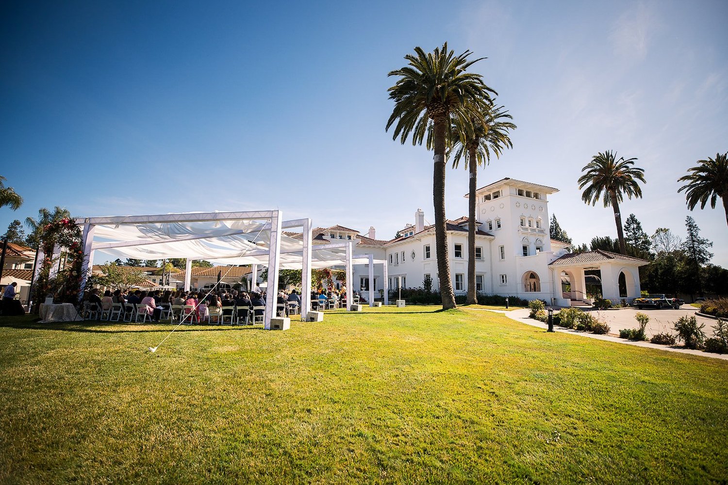 Niva and Chris wedding at Hayes Mansion - photo 82
