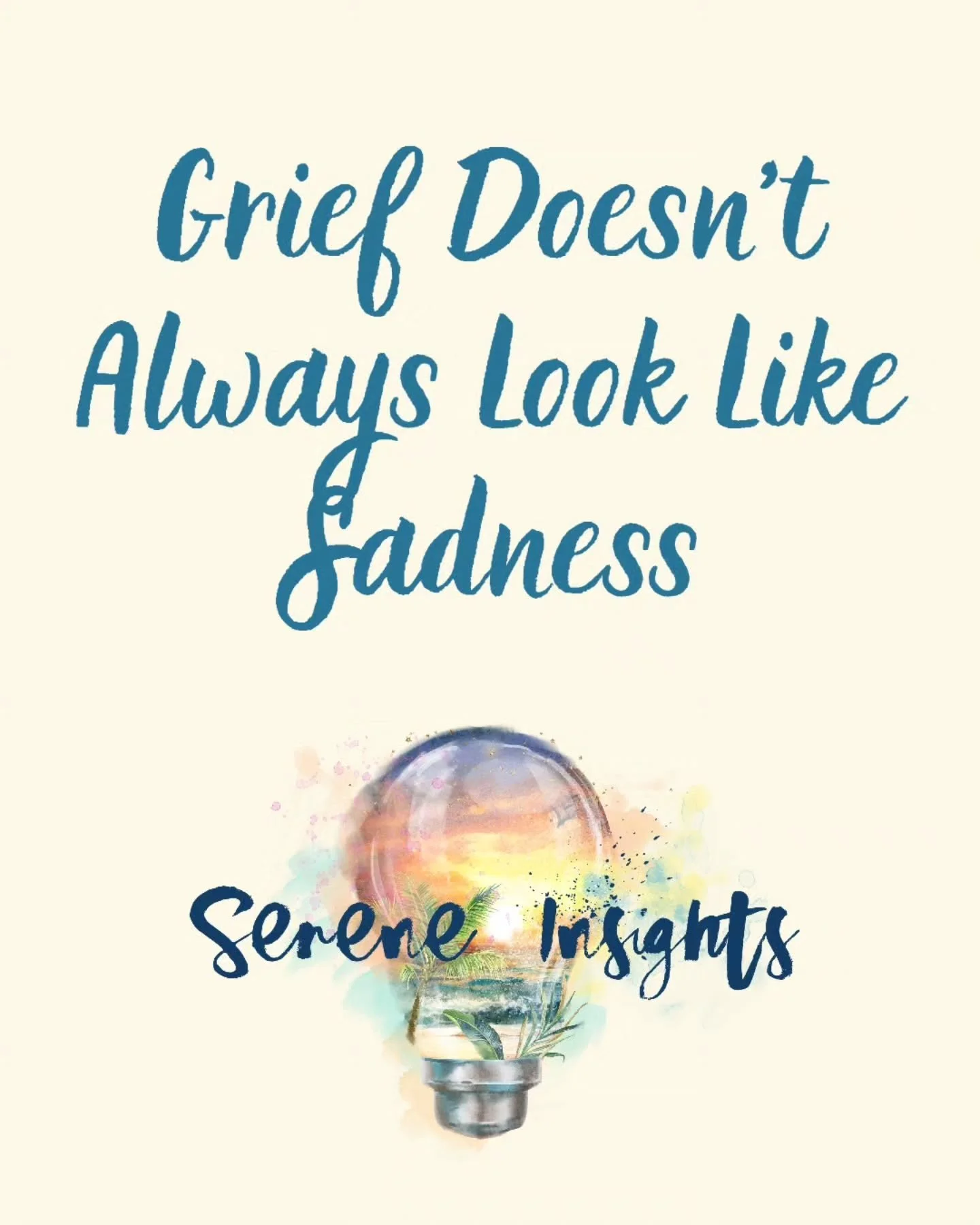 When people think about grief, they often picture sadness.

But grief can show up in many different ways.

It may look like exhaustion, irritability, numbness, difficulty concentrating, withdrawal, or feeling disconnected from yourself and others.

G