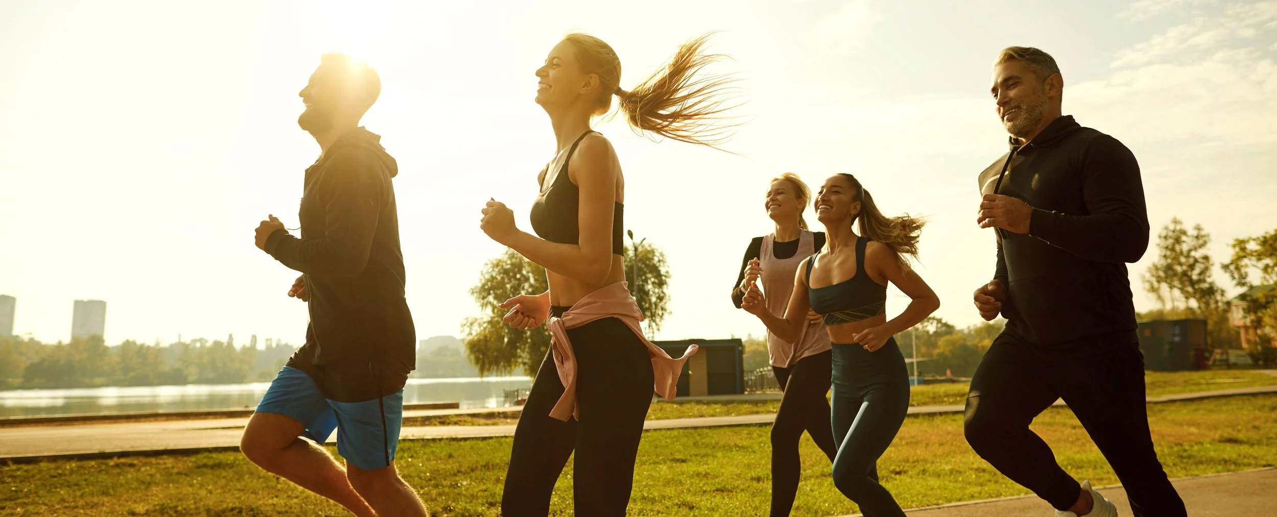 Summer run with friends