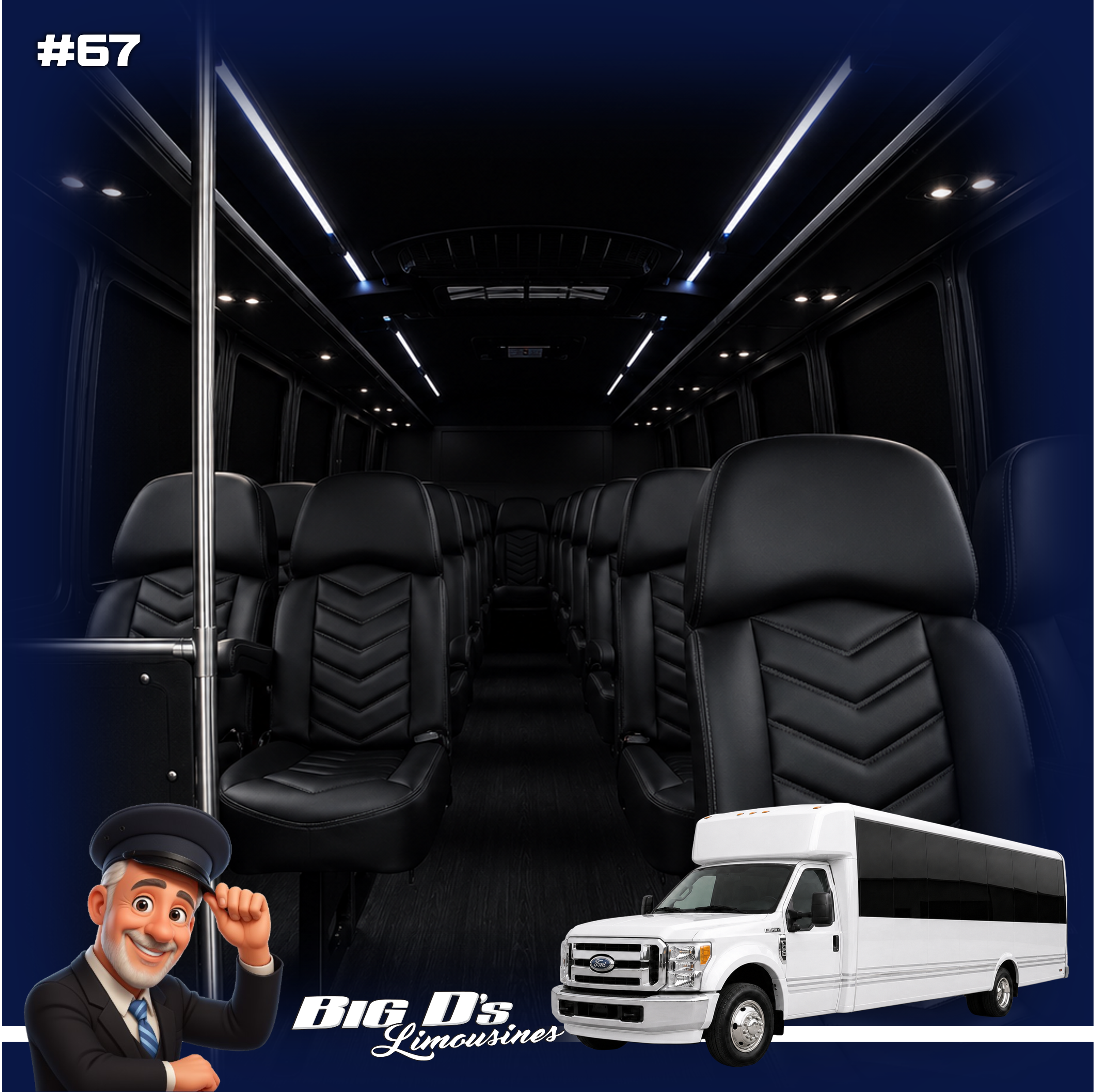#67 COACH BUS - IDEAL FOR 36 PASSENGERS