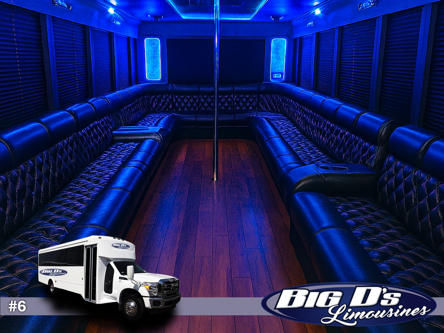 #6 party bus - Ideal for 20-27 PASSENGERS