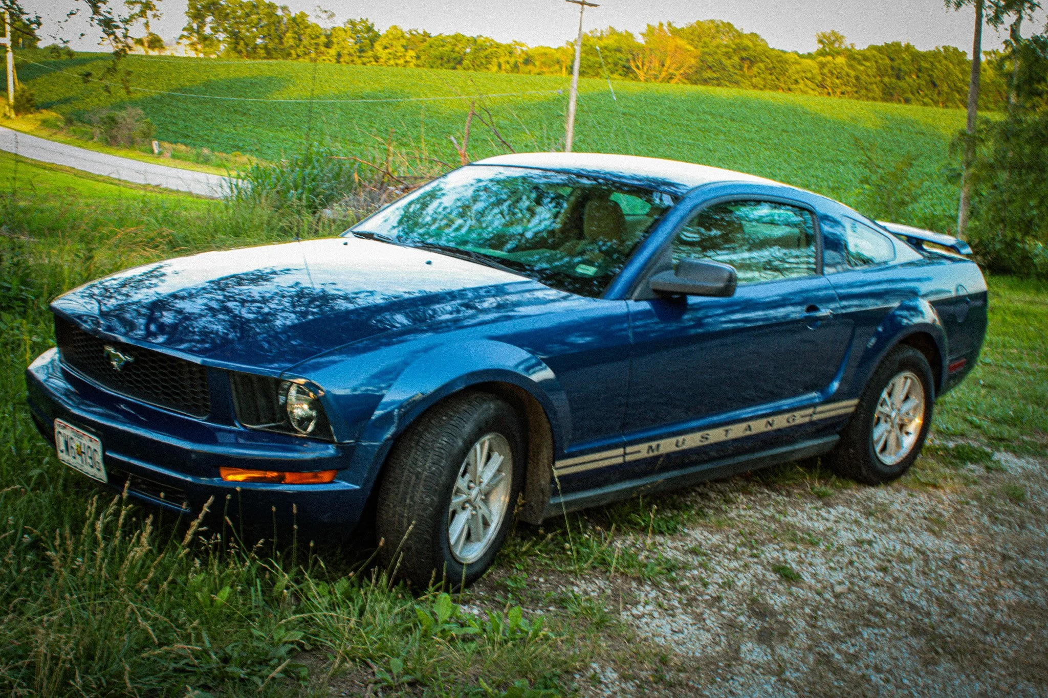 Picture of Dodge Mustang [from 2025] taken with a Canon Rebel T7 
