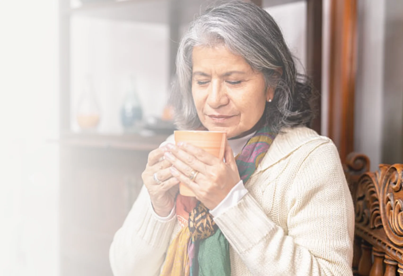 Patient drinking Chinese herbal medicine from Empirical Medicine
