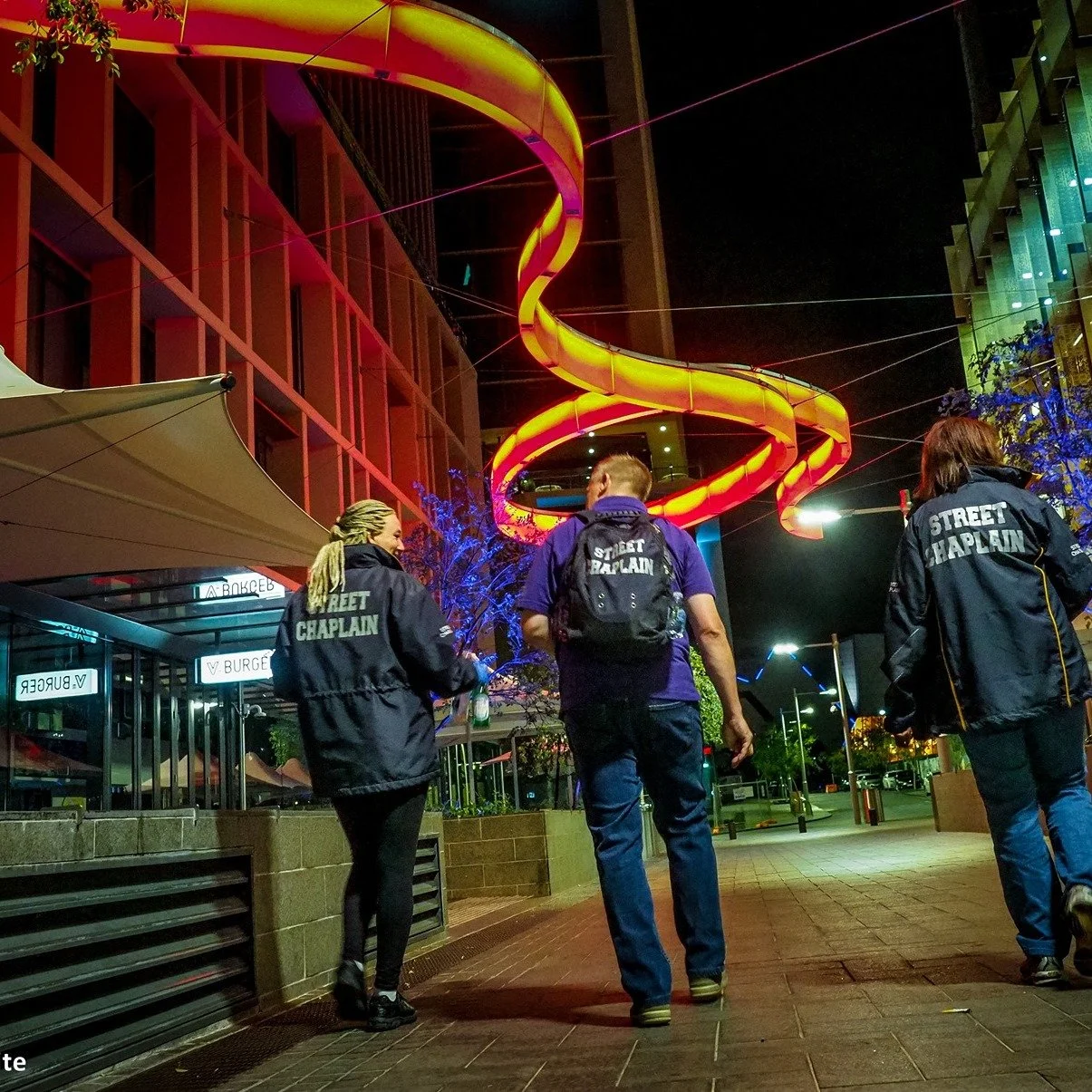 On Sunday we heard from Matt and Jane, from our church family, about their ministry with Street Chaplains WA... ordinary Christians stepping into the streets late at night with backpacks full of water, blankets, first aid, and prayer... to bring the 