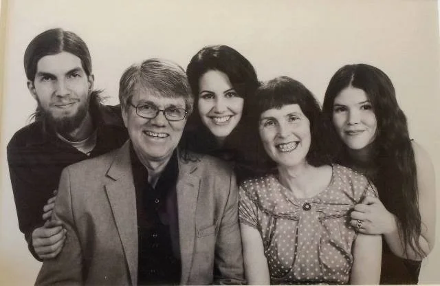  Björn and Stefanía with their children 