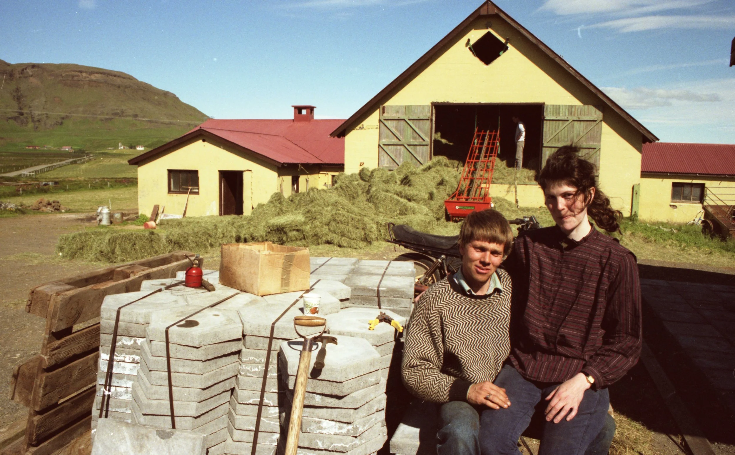  Björn and Stefanía in 1986 
