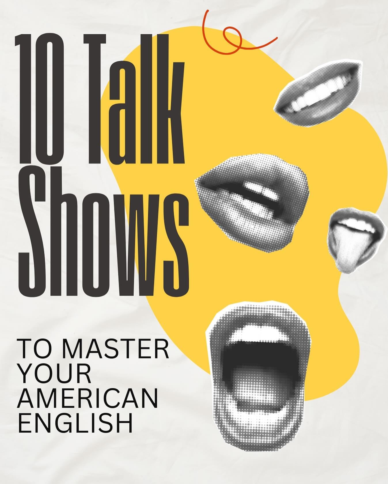🎤 Wanna Level Up Your English? 🎬 
I&rsquo;ve got something special for you!

Discover 10 amazing talk and entertainment shows where you can hear REAL American English, learn slang, and immerse yourself in the culture! 🎉

💡 Want the list? It&rsquo