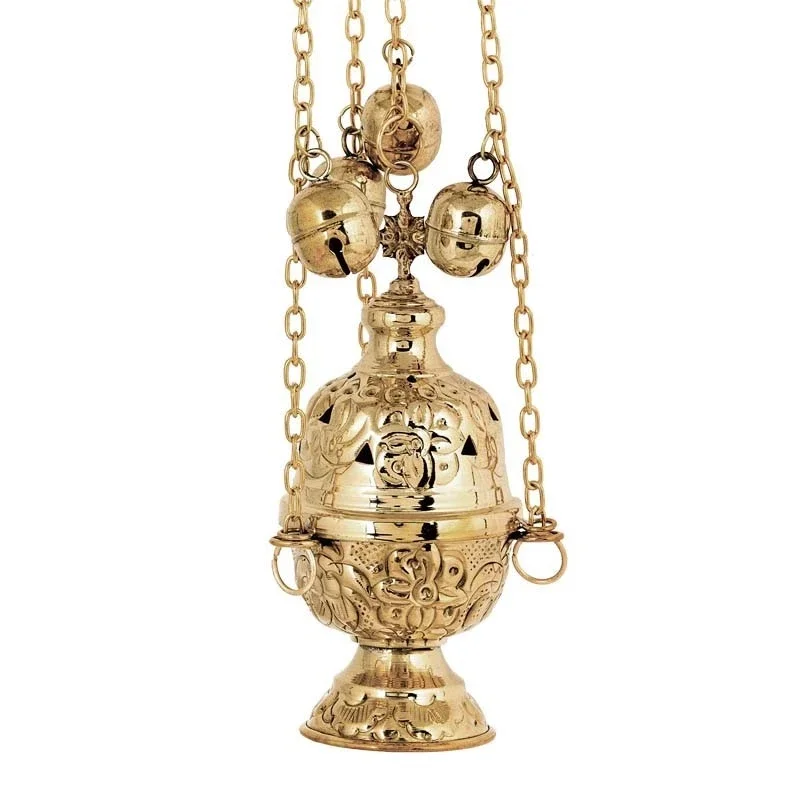 Small Orthodox Censer with Chains & Bells