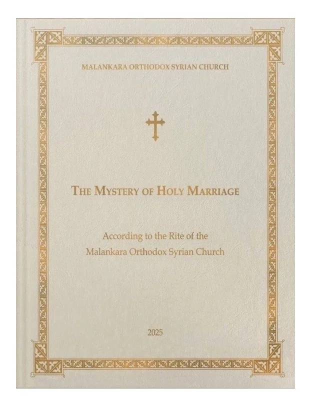 Marriage Book - Malankara Orthodox Syrian Church