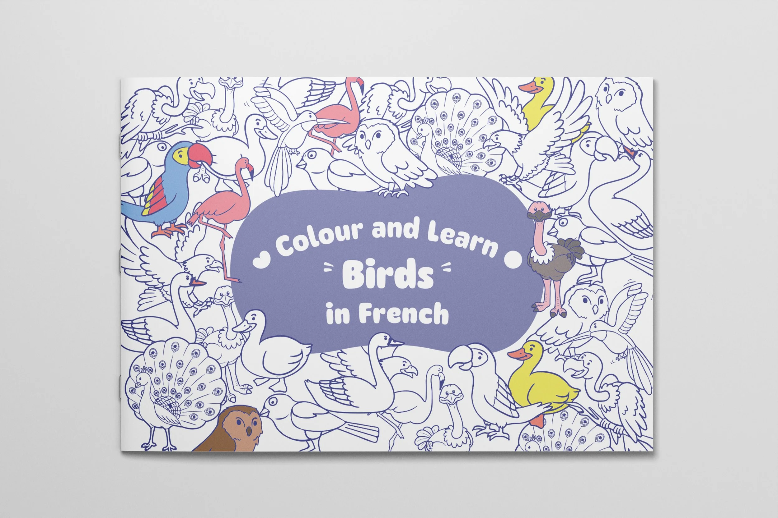 French Colouring | Birds