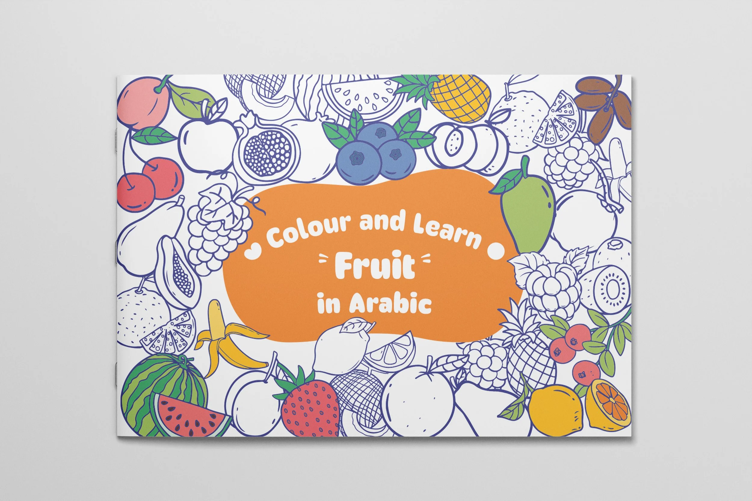 Arabic Colouring | Fruit