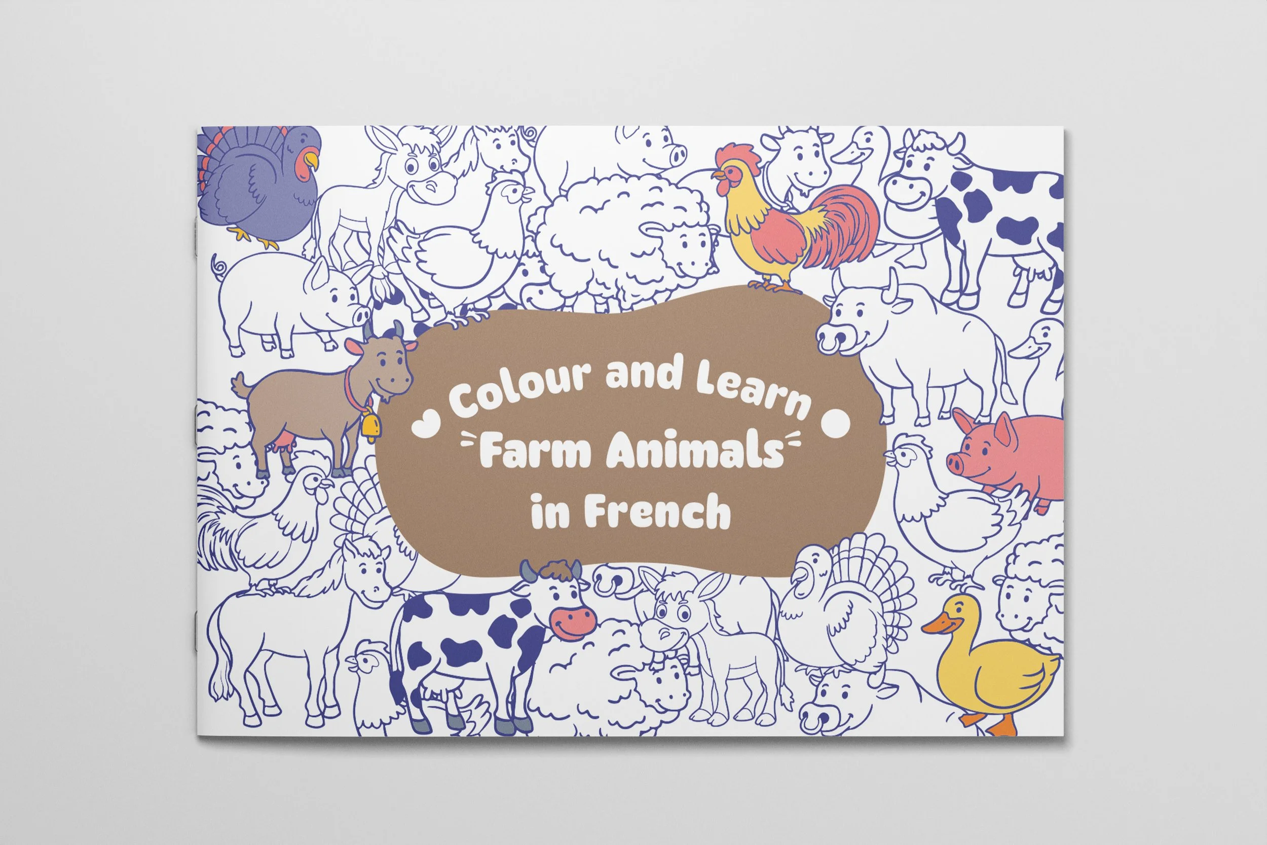 French Colouring | Farm Animals