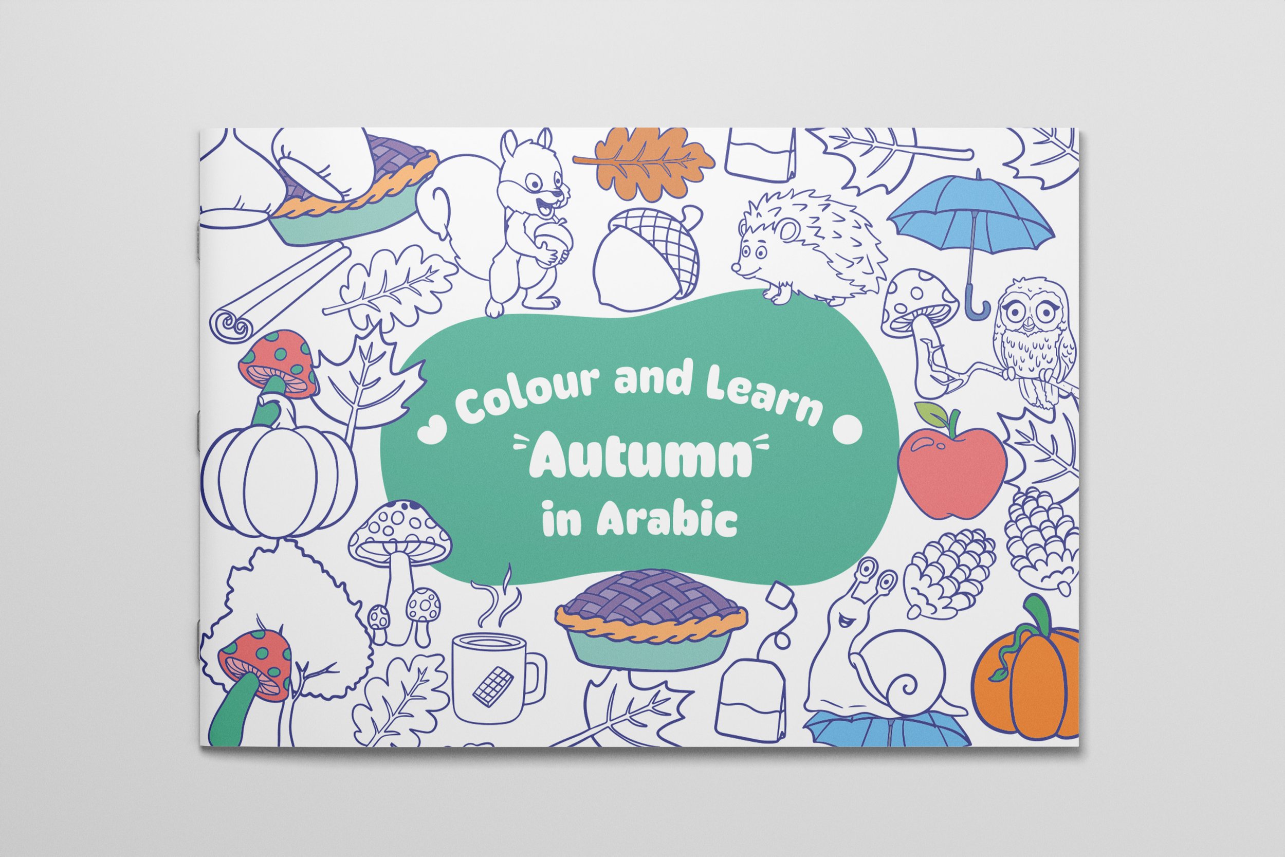 Arabic Colouring | Autumn