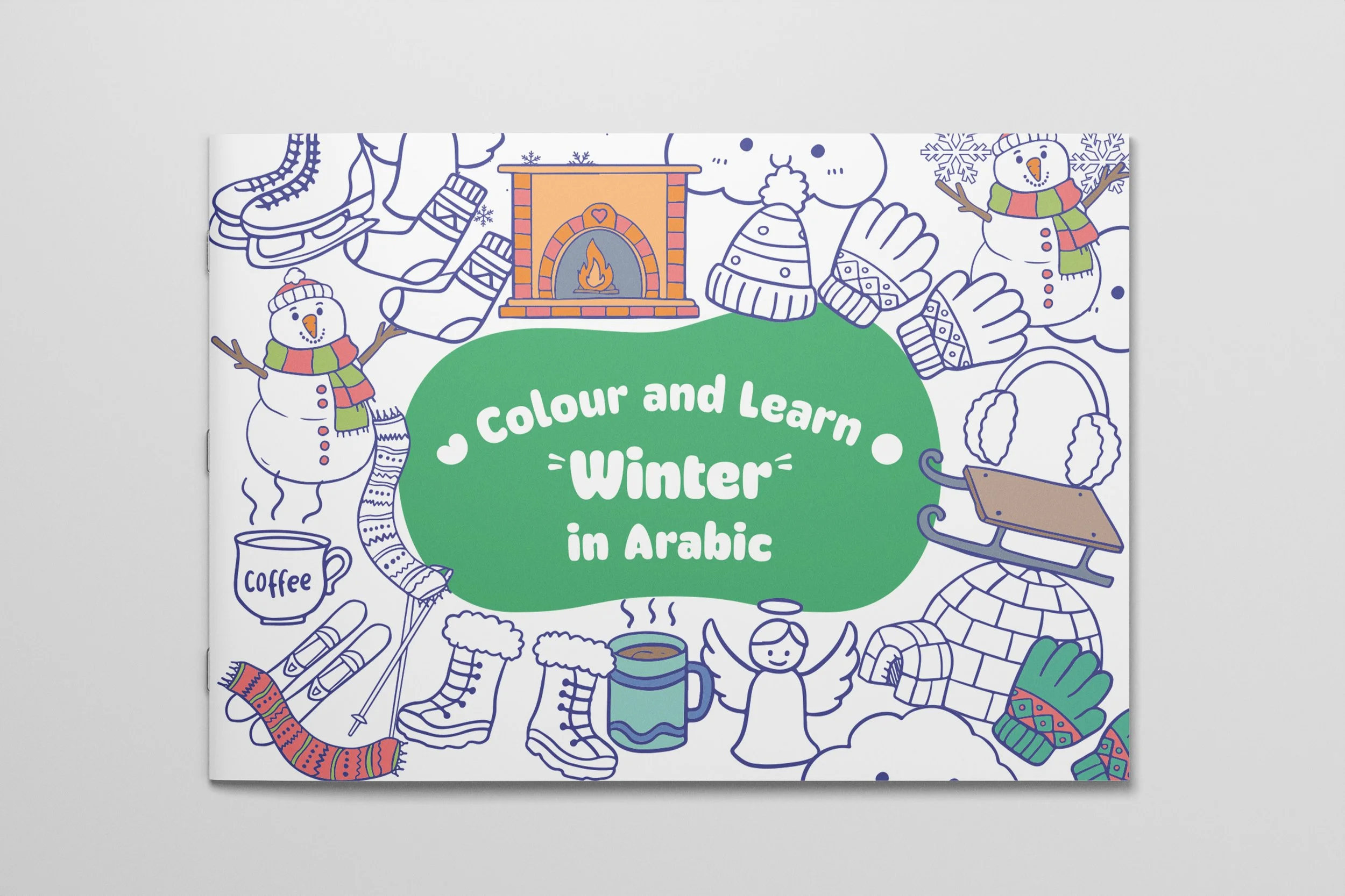 Arabic Colouring| Winter