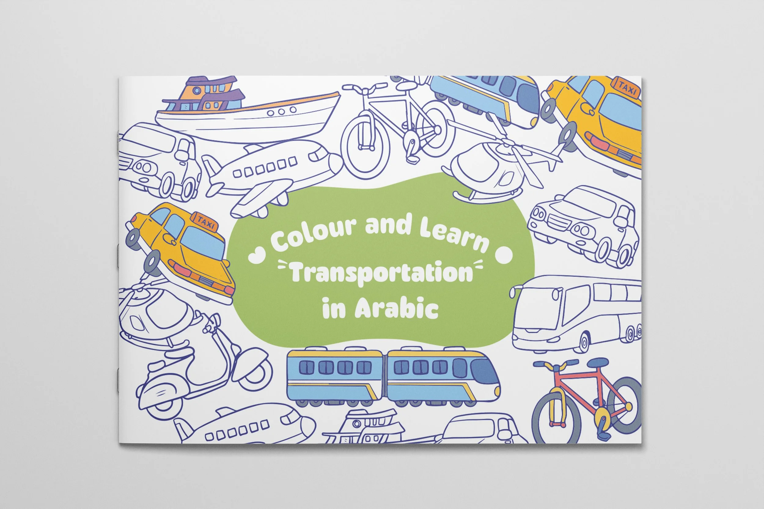 Arabic Colouring | Transportation