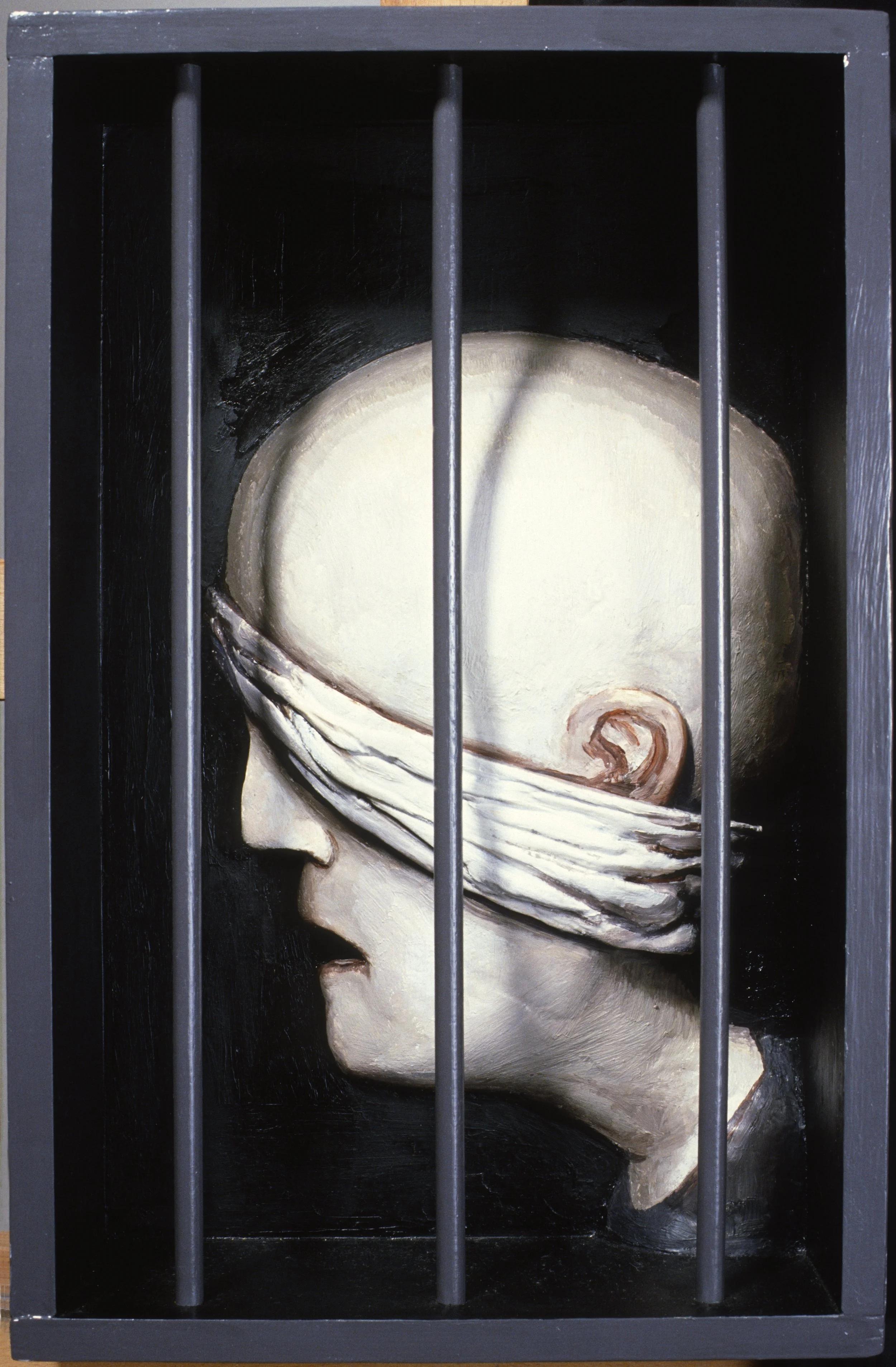 #173   The Prisoner   (1984)   Boxed Relief,  44 x 28 cm.  Price:  £3500