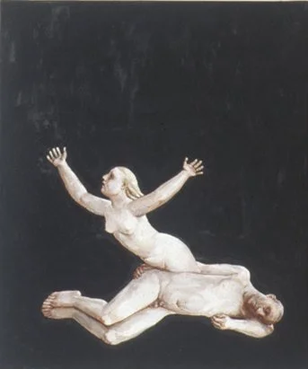 #792  Triptych 1  (1992)  Painting,  61 x 51 cms