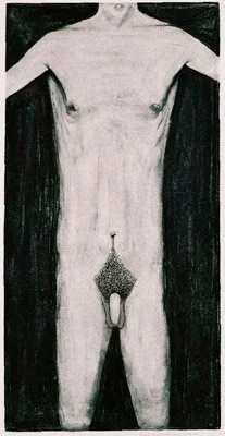 Study for "Man and Woman" (a pair) 1 (1975), 57 x 28 cm.