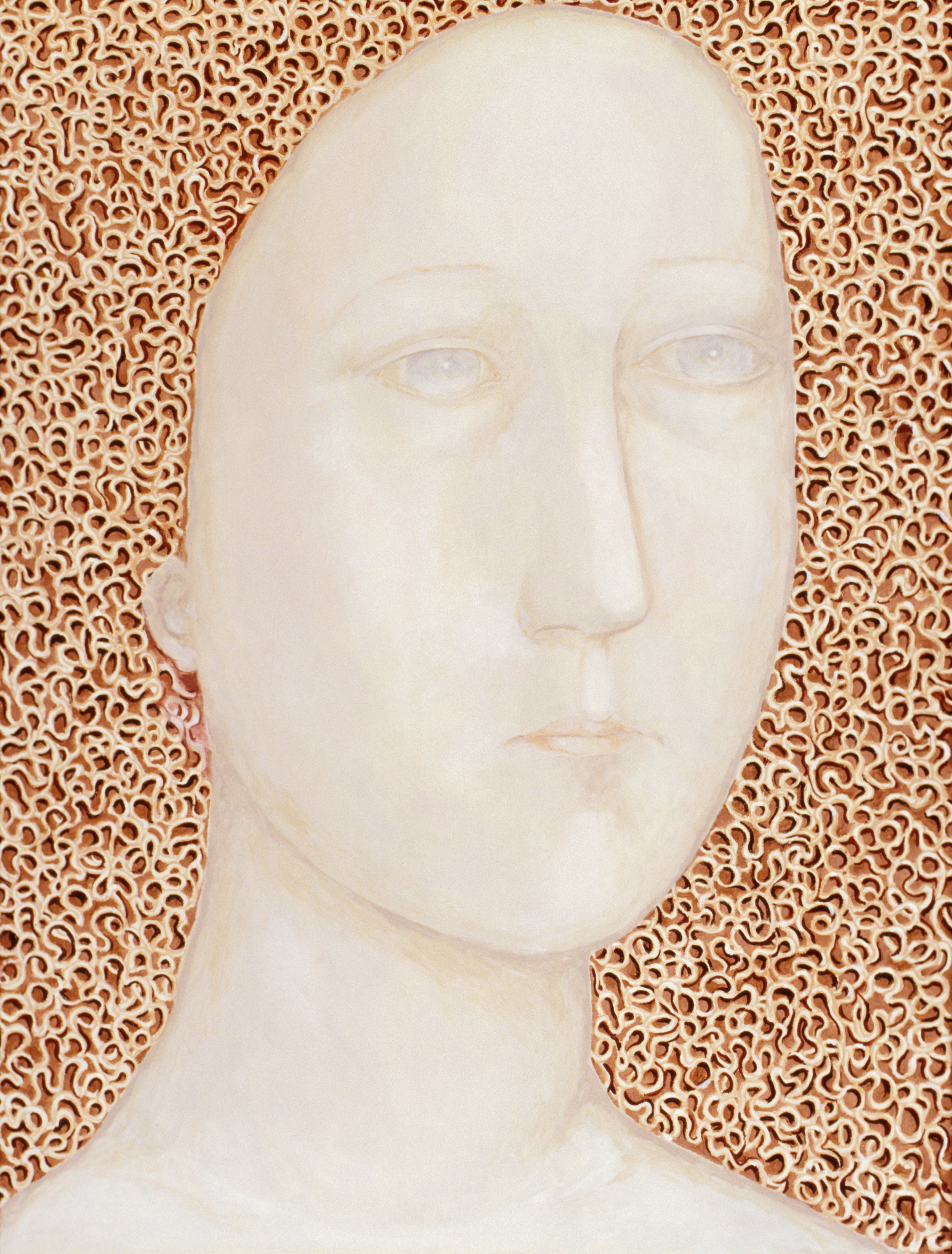 #1296 Strange Girl 2 (2008) Oil painting, 101 x 75 cm. Price: £4000