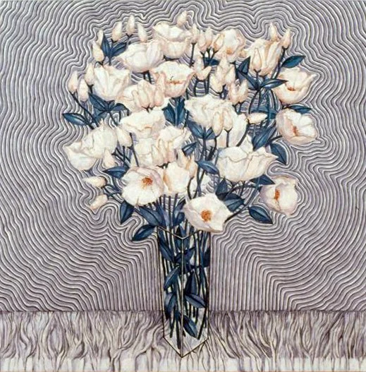 #1228  My Gift to You  (2005)  Painting  122 x 122 cms