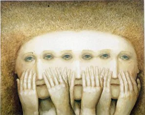 #1061  New Day 2  (2000)  Painting 121 152 cms