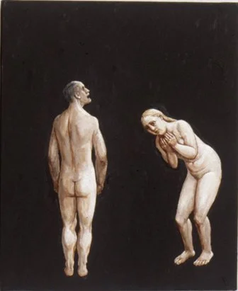 #731  Triptych 3  (1992)  Painting,  61 x 51 cms