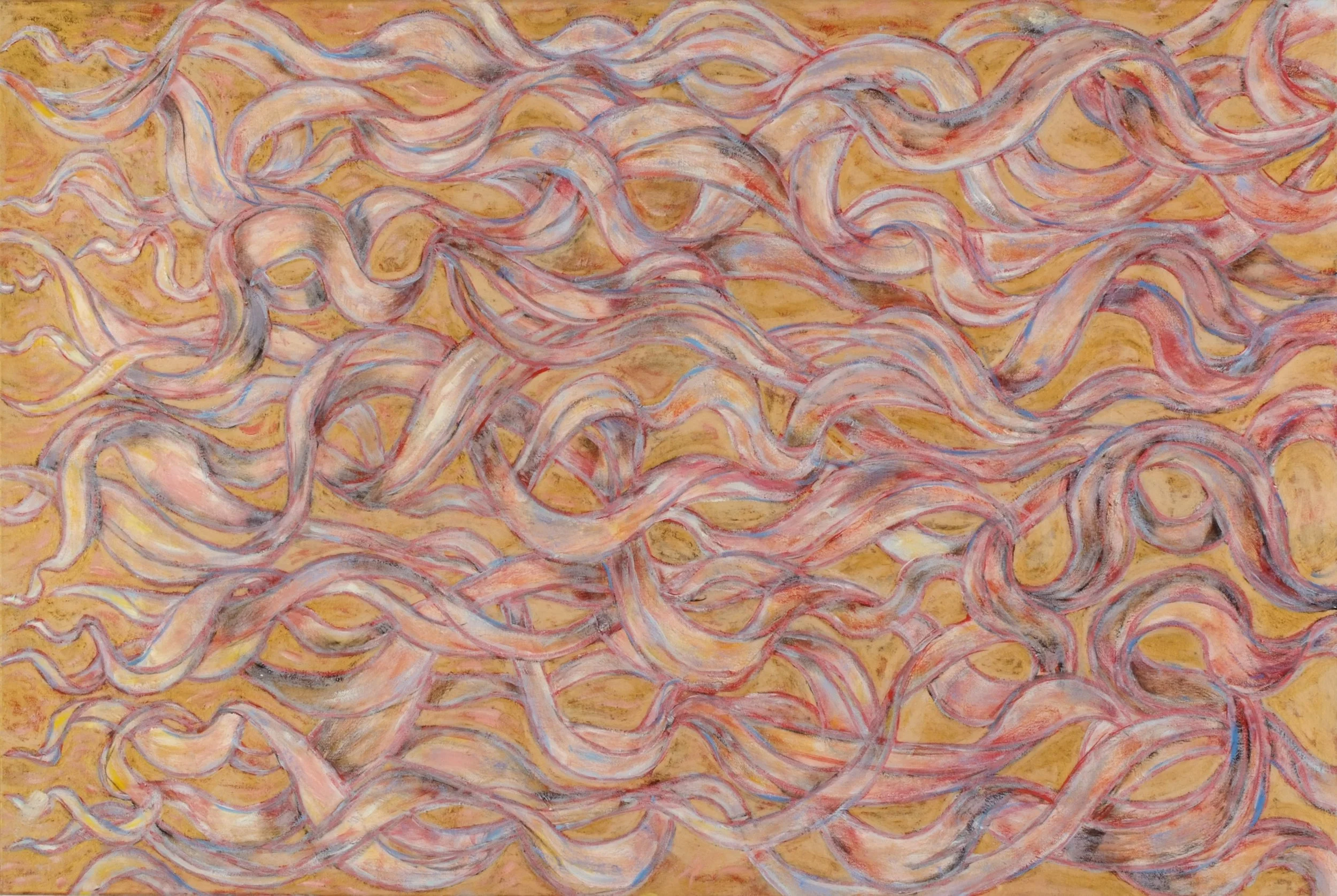 #1157  Pale Fire 2  (2004)  Painting,  91 x 61 cms