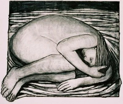 Introspective Nude 1 (1974), 68 x 77 cm.