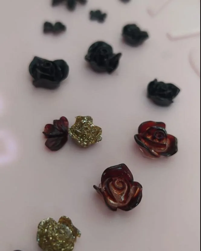 Preparing for 3D autumn nails 🍂✨