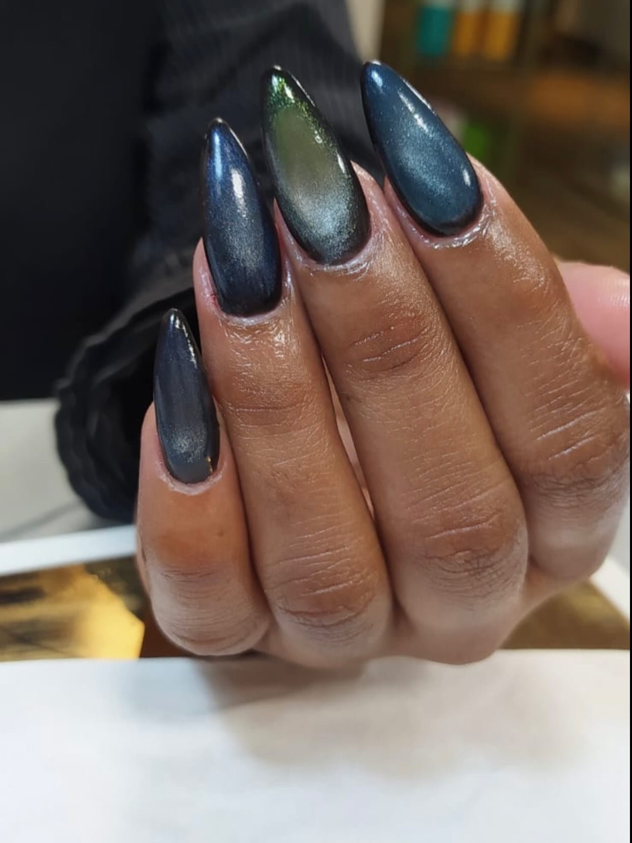 Ending this year with one of our favorite cat eye nail sets we&rsquo;ve ever done 💗 Thank you for being part of our journey this year! Wishing you happiness, health, and beautiful nails in the year to come 💫