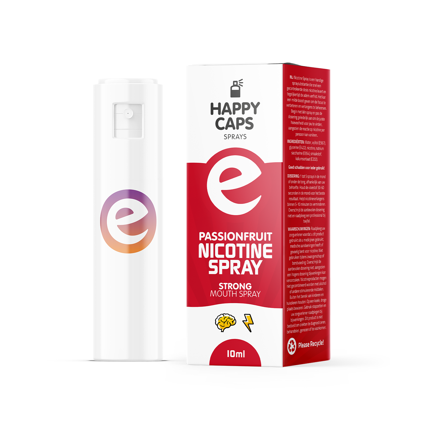Happy Caps - NICOTINE SPRAY - Passionfruit
