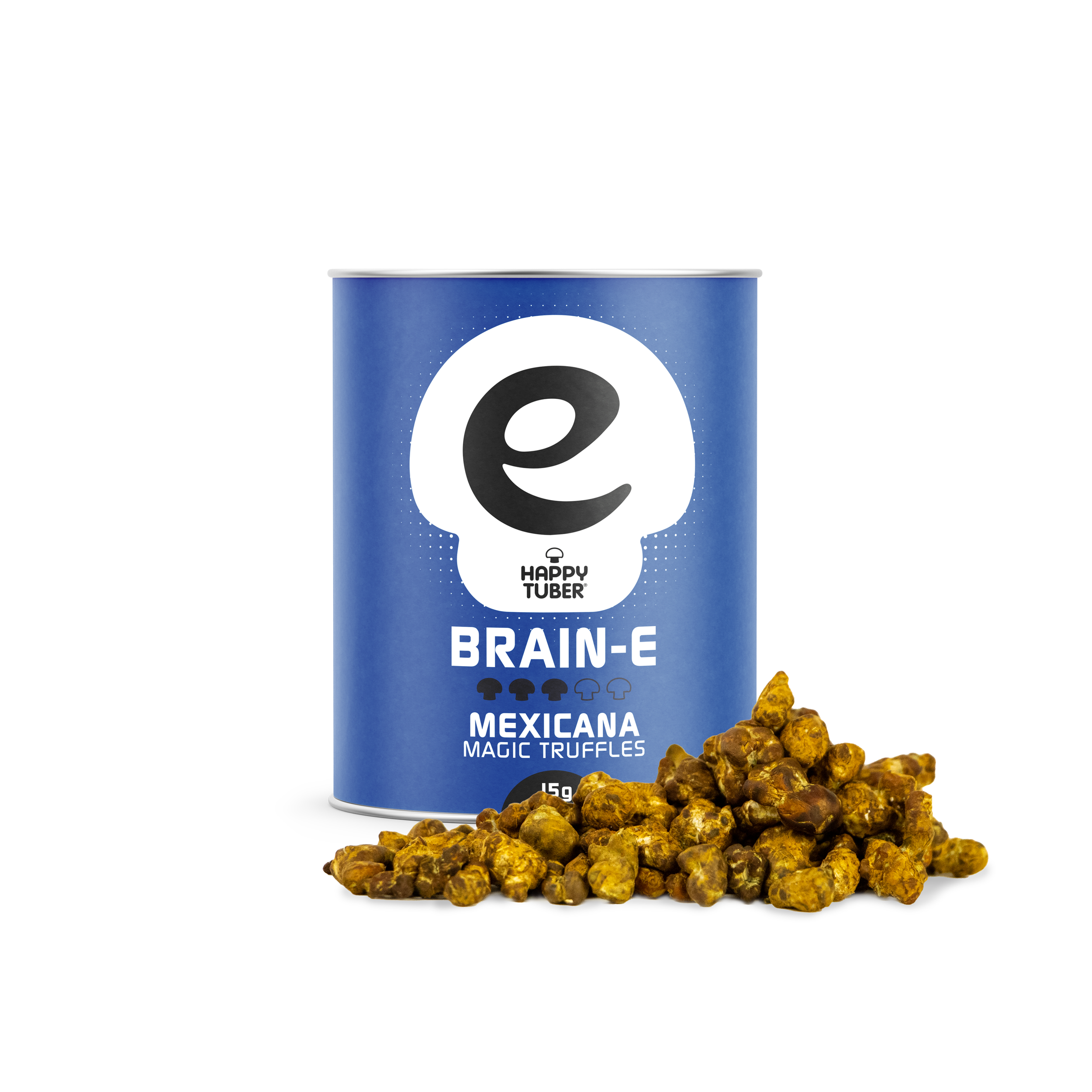 Happy Caps - Magic Truffles - BRAIN-E MEXICANA TRUFFLES (TUBER)
