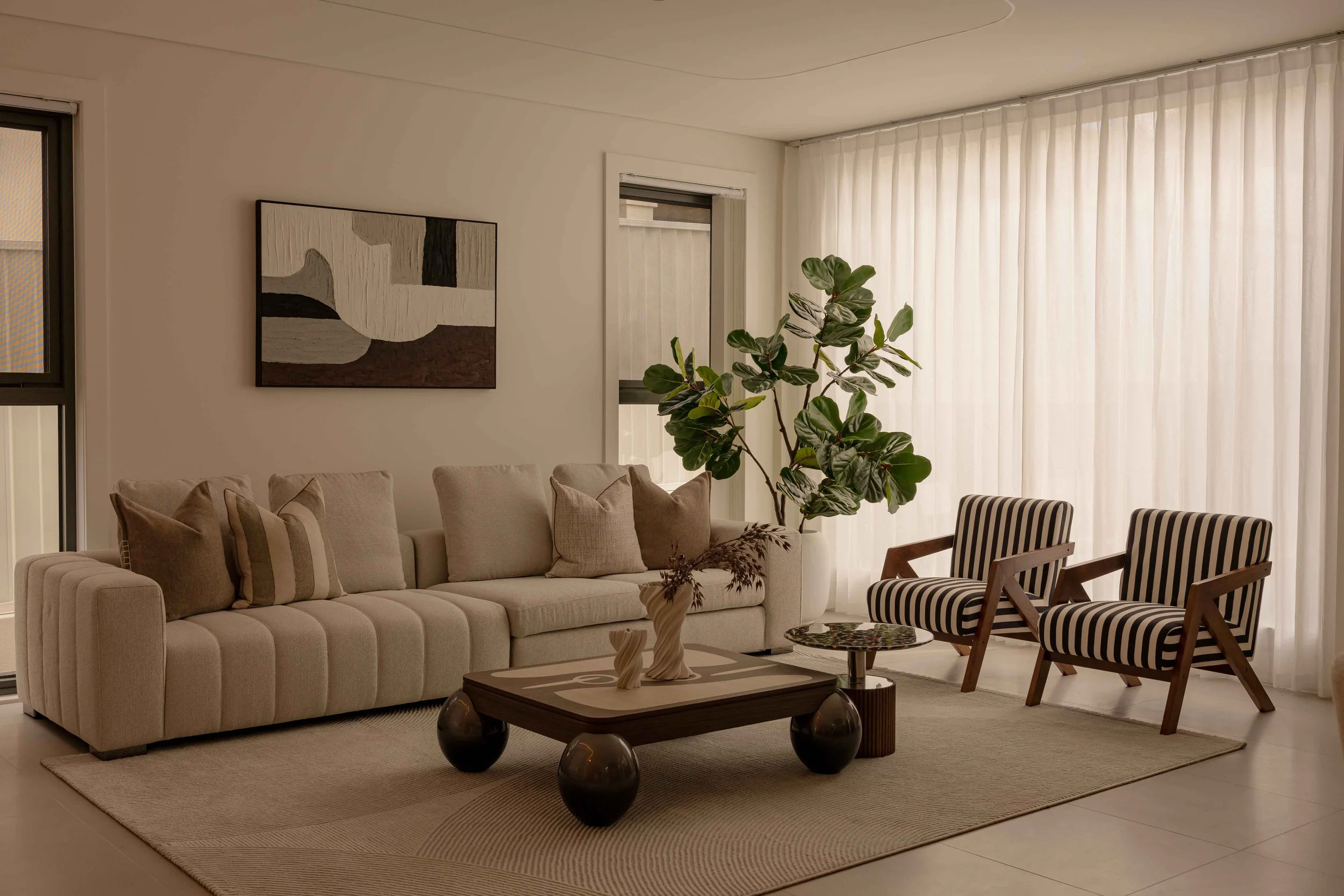Styled living room by Deco Property Styling