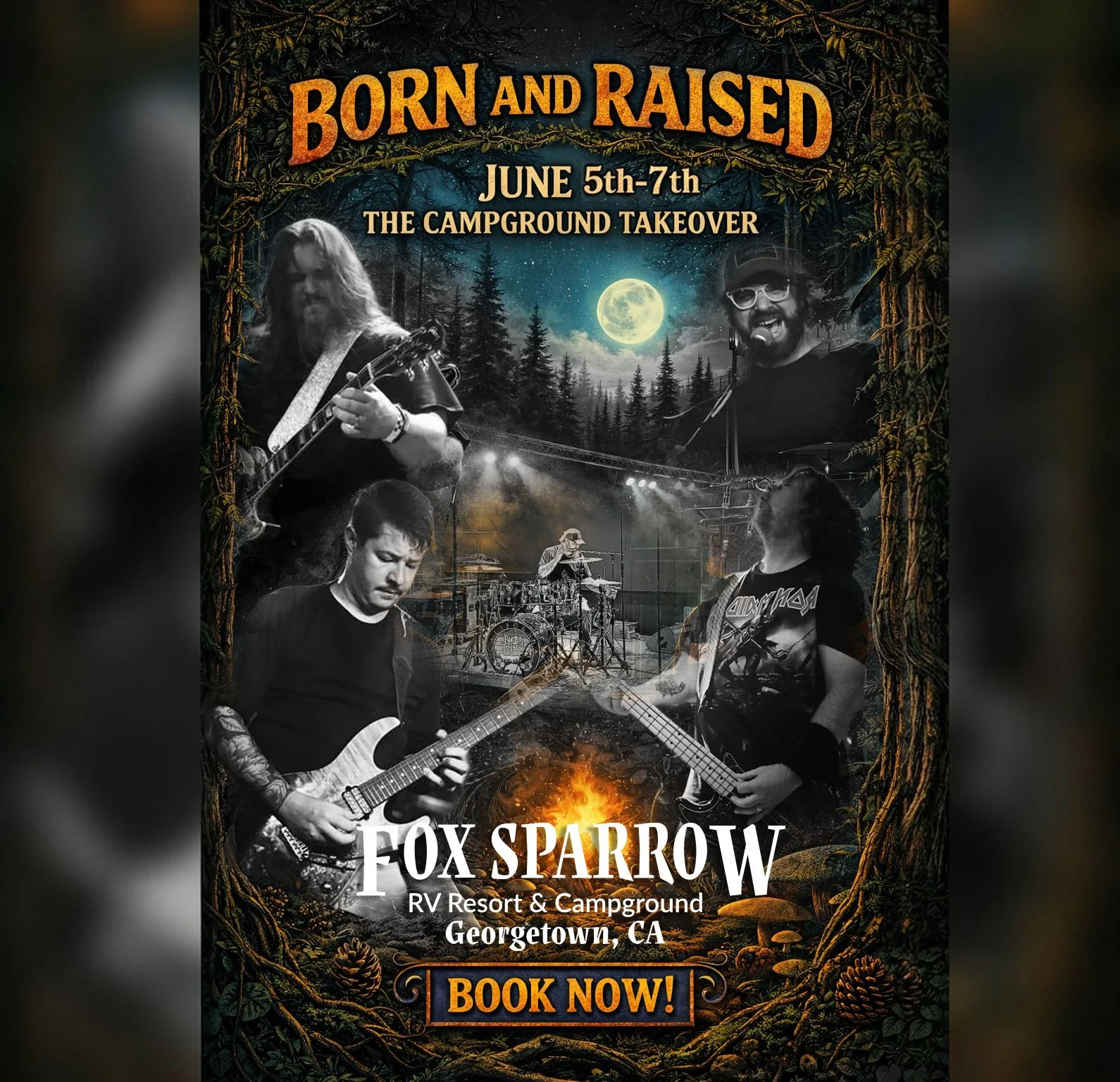 Born and Raised Campground Take Over