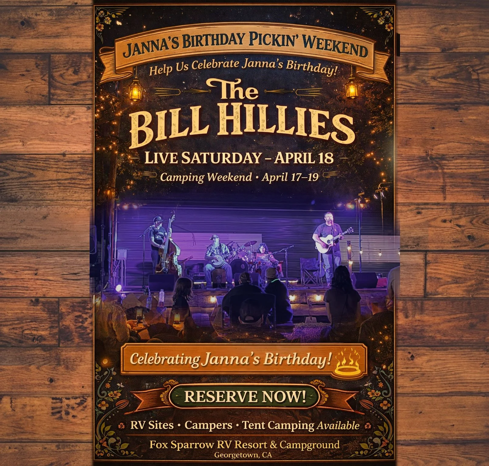 Janna's Birthday Weekend w/ The Bill Hillies &amp; Better as Ghosts