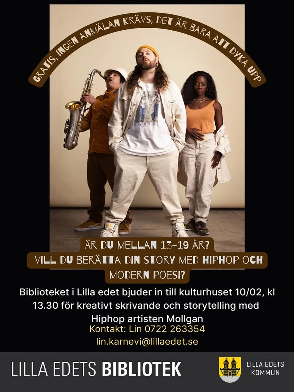 V&aring;r resa genom Sverige forts&auml;tter n&auml;r vi tar oss till Lilla Edet ❤️ Workshop p&aring; @lillaedetsbibliotek 

Vi ses d&auml;r 13:30 imorgon!