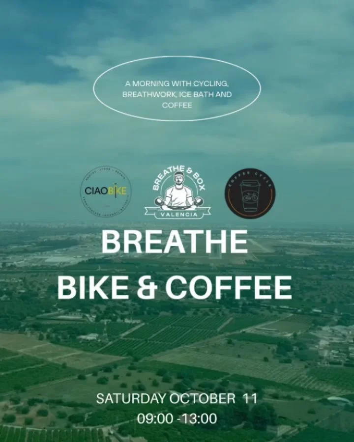 ☀️ 𝑩𝑹𝑬𝑨𝑻𝑯𝑬, 𝑩𝑰𝑲𝑬 &amp; 𝑪𝑶𝑭𝑭𝑬𝑬 🚴&zwj;♂️🌿🧊

Saturday, October 11 | 9:00&ndash;13:00 | &euro;25

Community &bull; Movement &bull; Connection 💚

Our next collaboration is here &mdash; Breathe, Bike &amp; Coffee!
Join us for a refresh