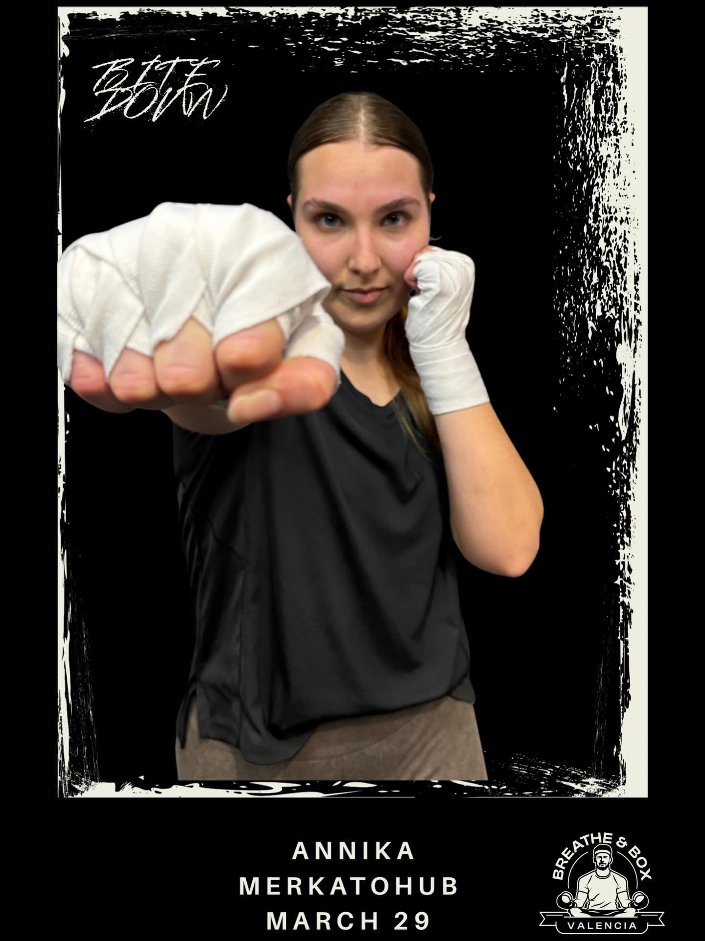 Bite Down Boxing Showcase for DANA

Annika is ready.

Are you?

29.03.26

Merkatohub 

Doors open 2pm

DM for more information