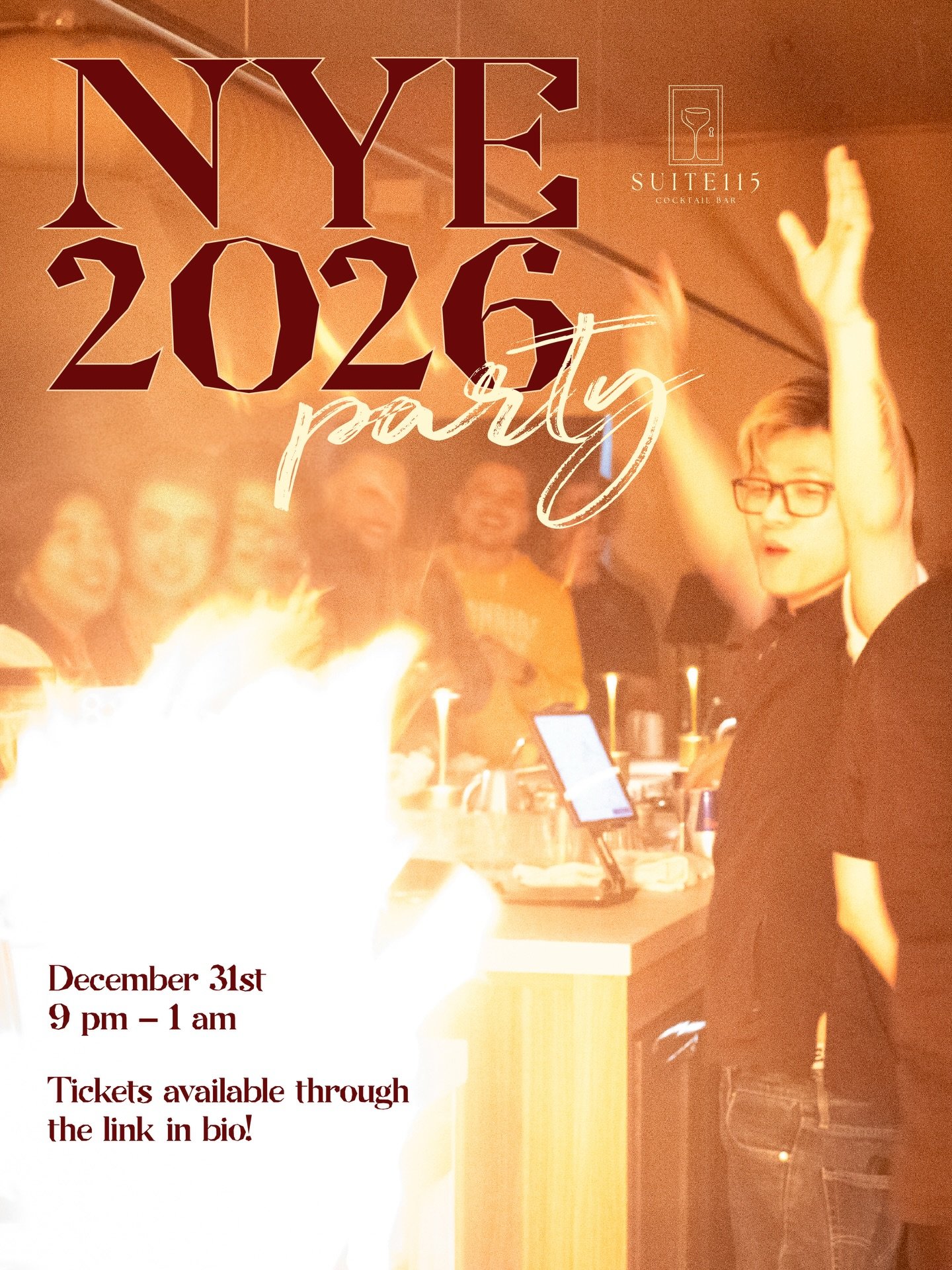 Join us on December 31st, 2025 | 9:00 PM &ndash; 1:00 AM as we ring in the New Year with cocktails, friends, and immaculate vibes 🥂✨

Your ticket includes:
🍸 2 cocktails
🍽️ 1 food item
🥂 Bubbly at midnight
🔥 Welcome shot

$169 all-inclusive (no 