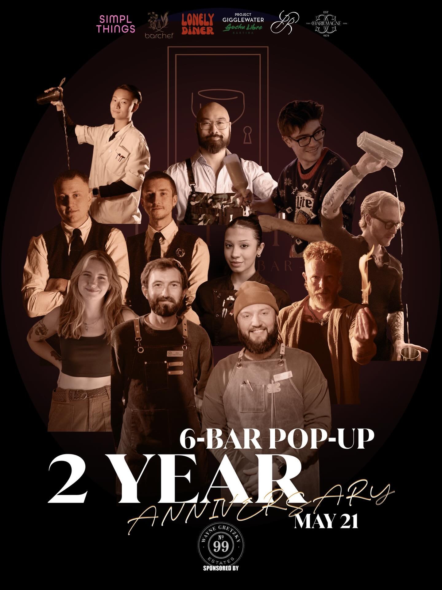 Can you believe it&rsquo;s been two years already?

Join us on May 21st as we celebrate 2 years of Suite115, with friends from across the industry taking over our bar.

Huge thank you to our sponsors Wayne Gretzky Estates Winery &amp; Distillery @gre